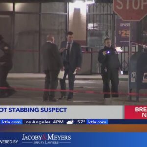 Stabbing suspect shot by police in Long Beach