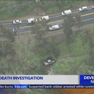 Investigation underway after body found in burned out vehicle on Brea road