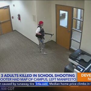Surveillance video shows Nashville school shooter enter campus