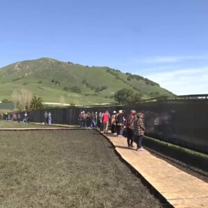 ‘The Wall That Heals’ traveling Vietnam Veterans Memorial now on display in San Luis ...