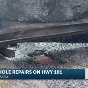 Caltrans begins post-storm two-day pothole repair project on Highway 101 from Santa Maria to ...