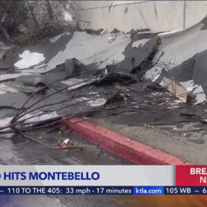 Tornado touches down in Montebello; 11 buildings red tagged