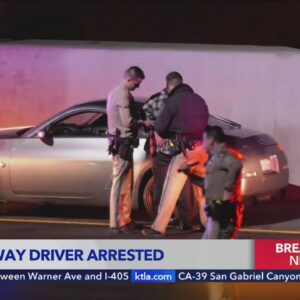 Wrong-way driver taken into custody on 710 Freeway in Long Beach