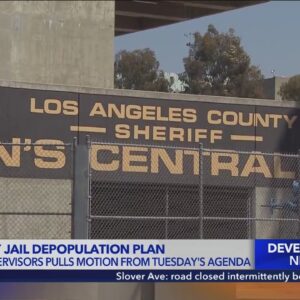 L.A. County Board of Supervisors table motion to discuss jail depopulation