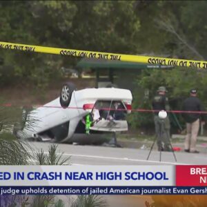 Teen dead, several others injured after stabbing suspects crashes into them