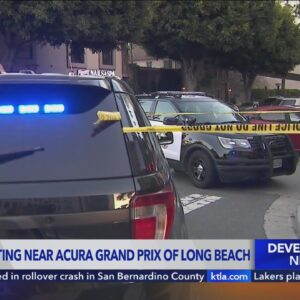 1 in custody after police shooting near Acura Grand Prix of Long Beach
