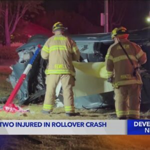 2 dead after rollover crash in Anaheim