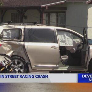 2 killed in suspected street racing crash