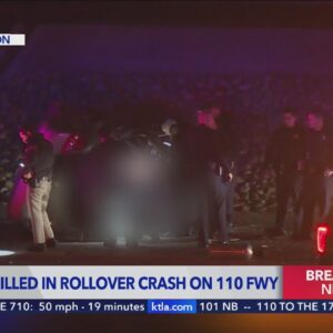 2 women ejected from vehicle, killed in crash on 110 Freeway