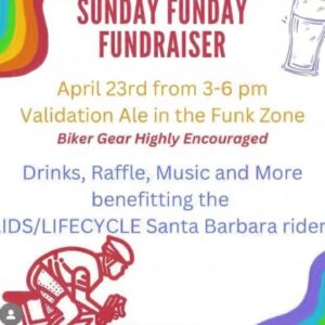 Aids LifeCycle Fundraiser April 23
