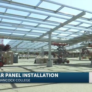 Allan Hancock College solar panel project underway in Santa Maria
