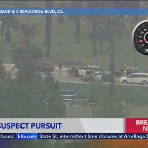 Assault suspect in custody after L.A. chase