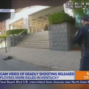 Bodycam footage from Louisville bank shooting released