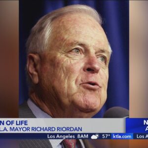 Celebration of life held for Former L.A. Mayor Richard Riordan
