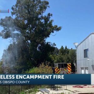 San Luis Obispo City Fire extinguishes vegetation fire near cemetery on Higuera Street