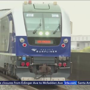 Commuter train routes resume over repaired track