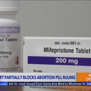 Court partially blocks abortion pill ruling