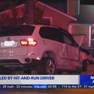 Woman killed by hit-and-run driver attempting to escape officers in Anaheim, suspect arrested