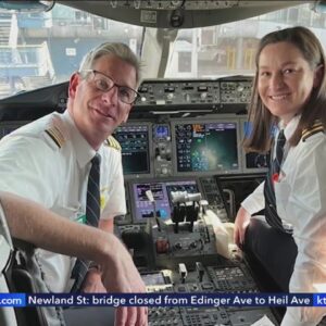 United Airlines pilot's final flight made special with daughter as co-pilot