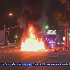 Fiery Tesla crash kills on Sunset Strip kills 1, injuries 3