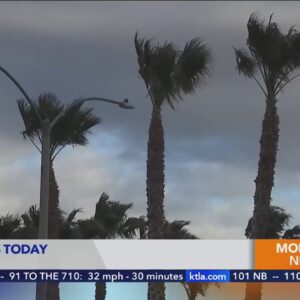 High wind warning issued for parts of SoCal