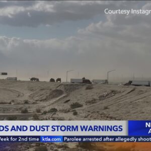 High winds prompt warnings for parts of SoCal