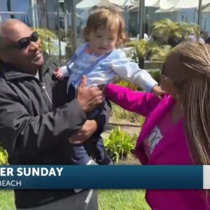 Tourists travel across Southern California to celebrate Easter Sunday in Pismo Beach