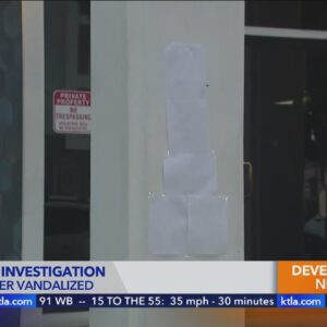 Hate crime investigation underway after Islamic Center vandalized in Koreatown