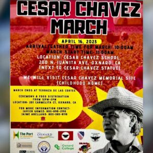 Cesar Chavez March will pass by his childhood home in La Colonia on Sunday