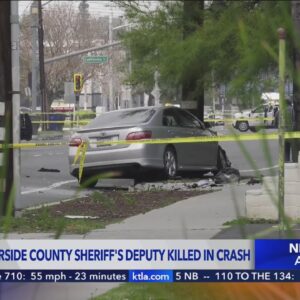 Riverside County deputy killed in off-duty crash