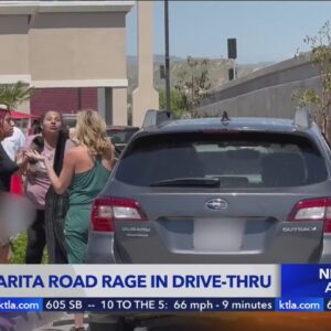 Road-rage incident caught on camera at In-N-Out Burger drive thru