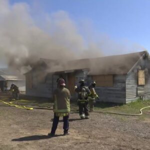 Firefighters burn down old homes in Nipomo during live structure fire training