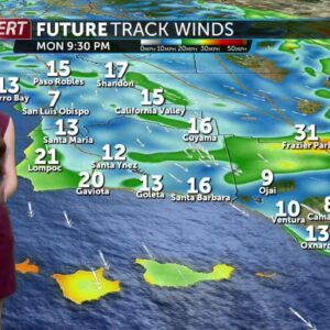 Windy conditions into Tuesday, with a warming trend on deck