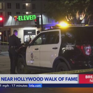 Two people hospitalized in overnight shooting on Hollywood Walk of Fame 
