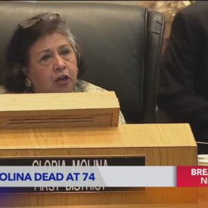 Pioneering L.A. politician and activist Gloria Molina dies after battle with cancer