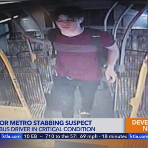 Police searching for suspect accused of stabbing Metro driver multiple times
