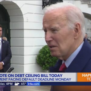 Ahead of House debt ceiling vote, Biden shores up Democrats and McCarthy scrambles for GOP support