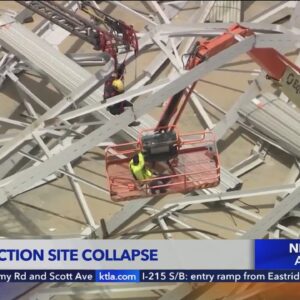 6 workers rescued after construction collapse in