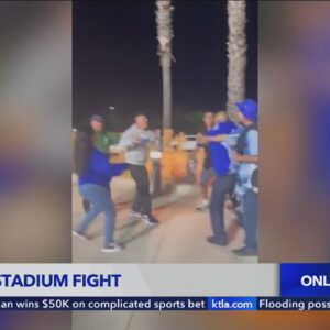 Brawl at Dodger Stadium caught on video