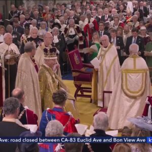 Charles III crowned in ancient rite at Westminster Abbey