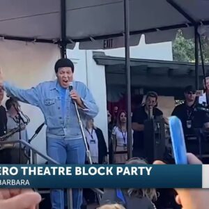Chubby Checker graces Lobero Theater Stage in historic Block Party