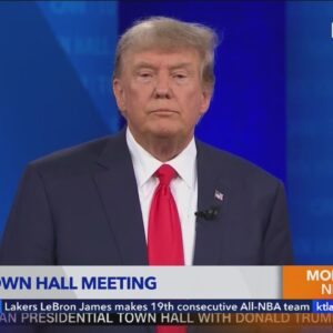 CNN hosts Trump for town hall event