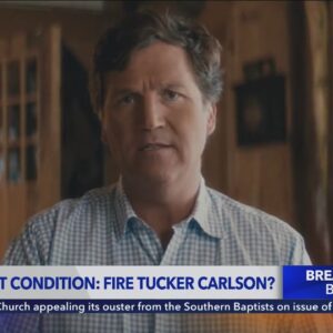 Did Fox fire Tucker Carlson as part of the Dominion settlement?