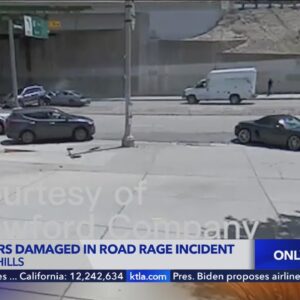 Video shows Mustang hit several cars in Woodland Hills road-rage incident