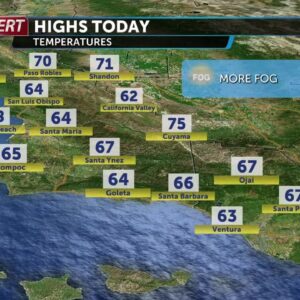 Foggy and cool Memorial Day ahead