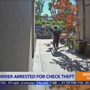 Amazon driver allegedly steals 'very large' check while dropping off packages in Calabasas
