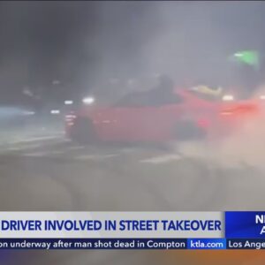 LAPD seeks driver of stolen vehicle involved in wild street takeover