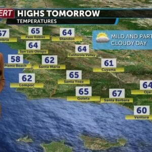 Mostly dry and mild weekend ahead