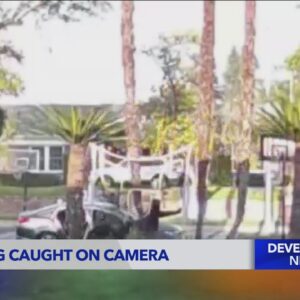 Northridge shooting caught on homeowner's camera