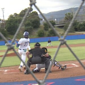 Schoenwetter pitches and hits San Marcos to a playoff victory